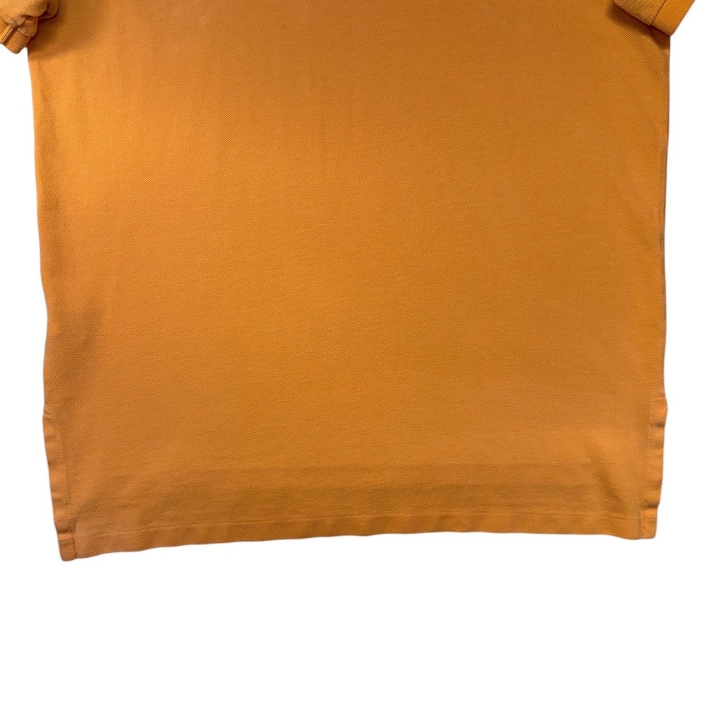 Polo Ralph Lauren Mens Custom Fit Short Sleeve Mesh Polo Shirt Orange Size M - Picture 9 of 11
